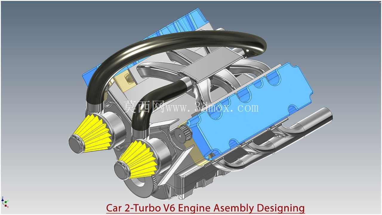 ���������� (2Turbo V6) �߼�װ����� Autodesk Inventor �̳�