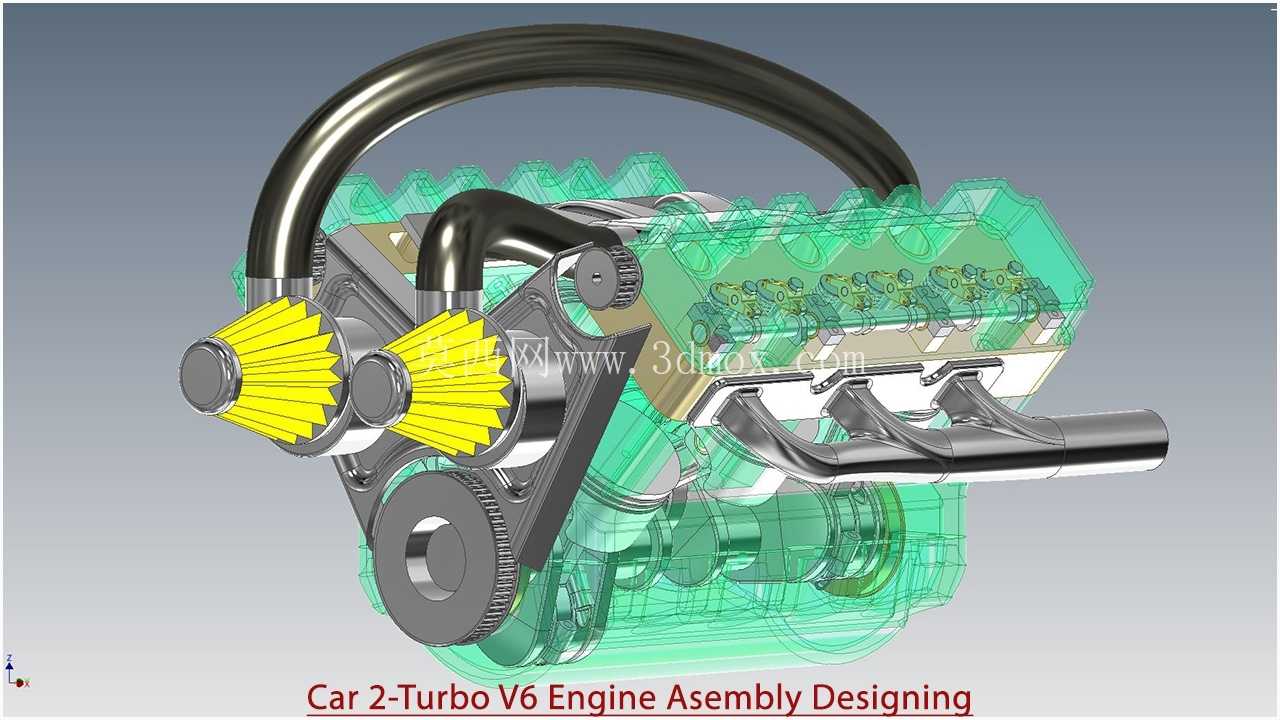 ���������� (2Turbo V6) �߼�װ����� Autodesk Inventor �̳�