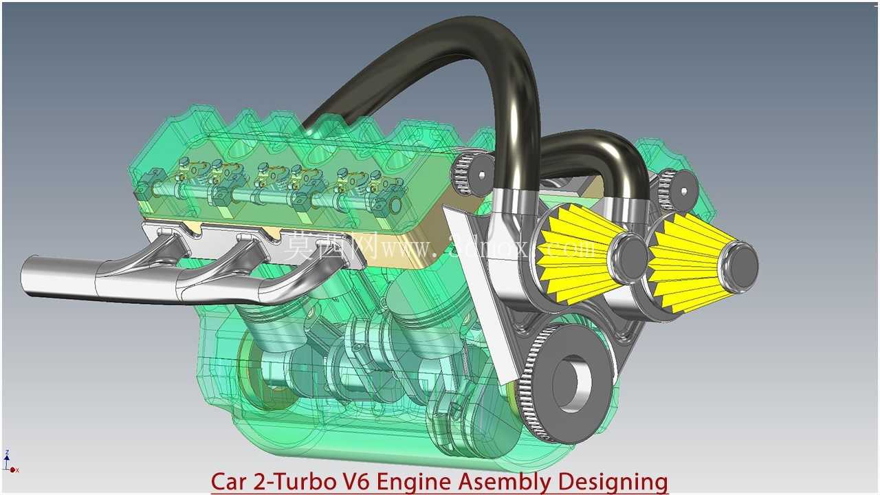 ���������� (2Turbo V6) �߼�װ����� Autodesk Inventor �̳�