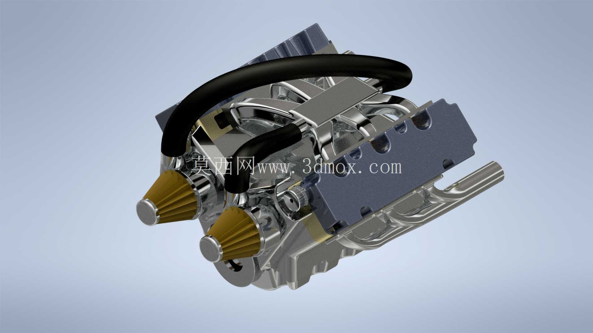 汽车发动机 (2Turbo V6) 高级装配设计 Autodesk Inventor 教程