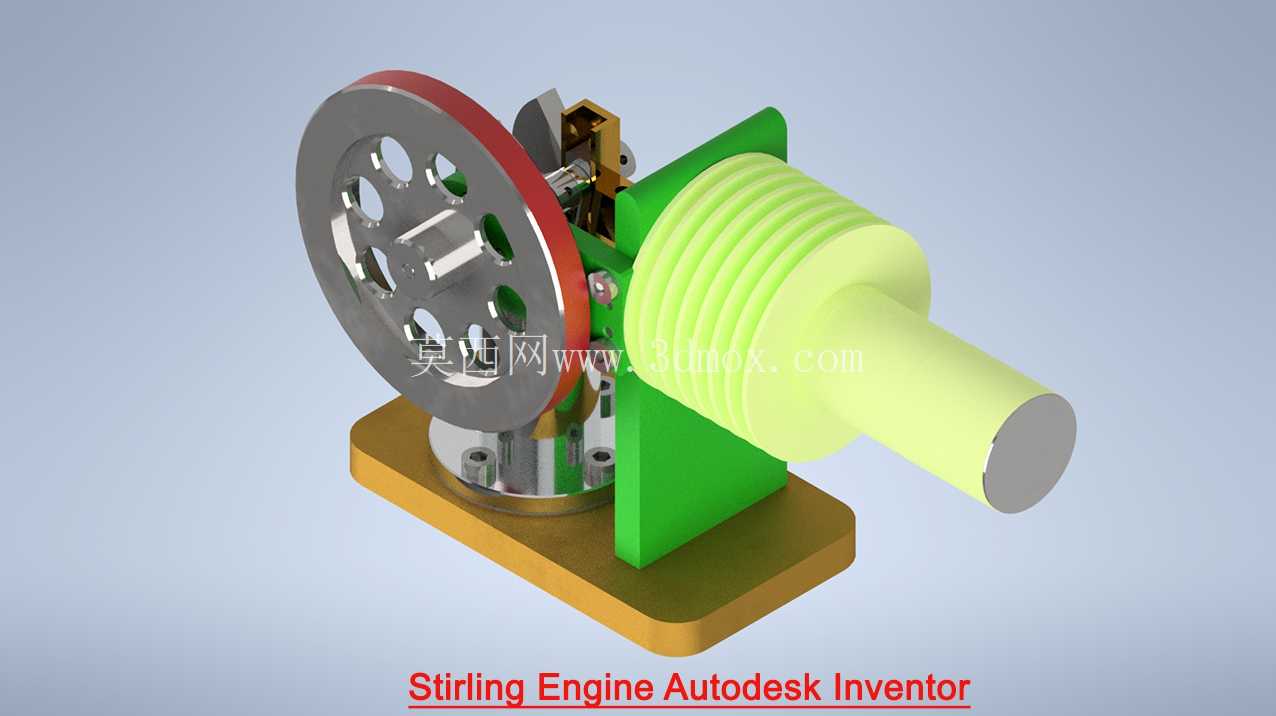 斯特林引擎Autodesk Inventor 2024版本教程