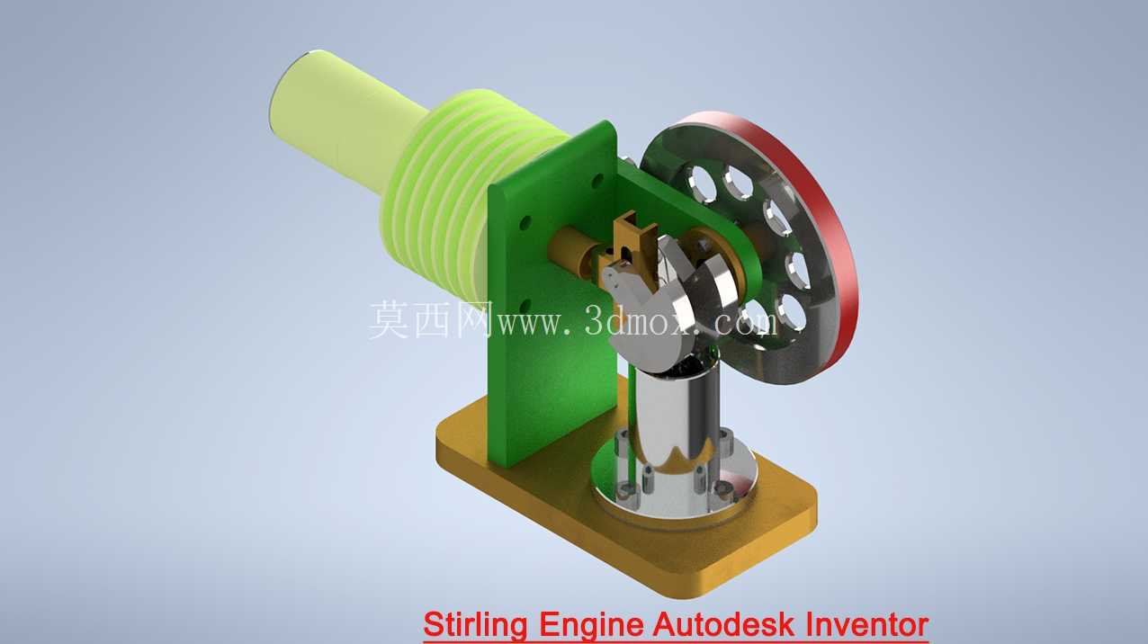 斯特林引擎Autodesk Inventor 2024版本教程