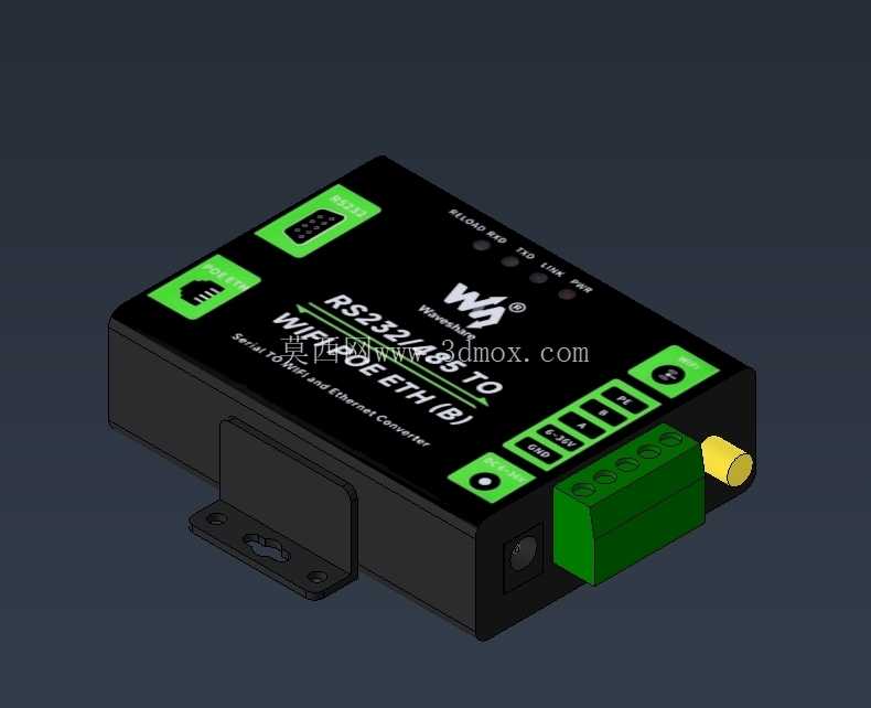 Converter_RS232485 TO WIFI POE ETH -B - Waveshare