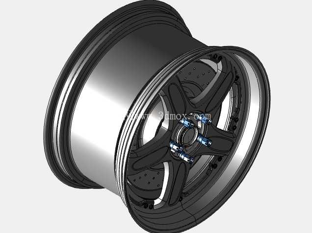 Supra JZA80 刹车及车轮配件模型