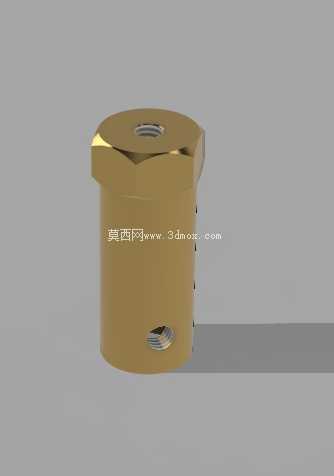 用于 37GB 齿轮箱的六角联轴器(6 毫米内径 30 毫米长度 M4 螺钉)