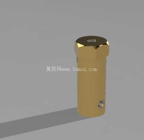 用于 37GB 齿轮箱的六角联轴器(6 毫米内径 30 毫米长度 M4 螺钉)