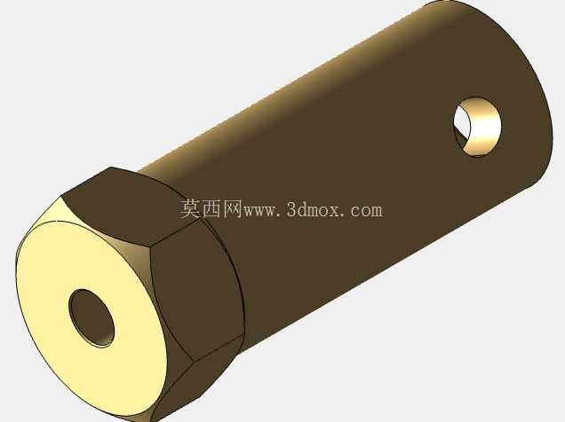 用于 37GB 齿轮箱的六角联轴器(6 毫米内径 30 毫米长度 M4 螺钉)