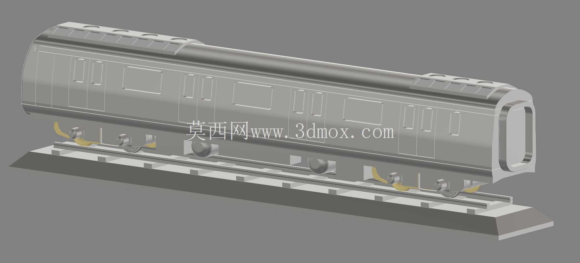 加尔各答地铁 - 3D 客车模型