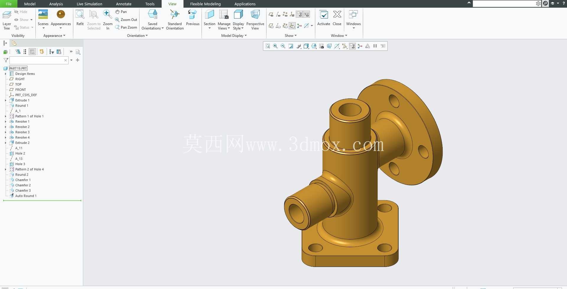 ��ҵ���� CAD ��� |  3D ��е��ģ (Creo)