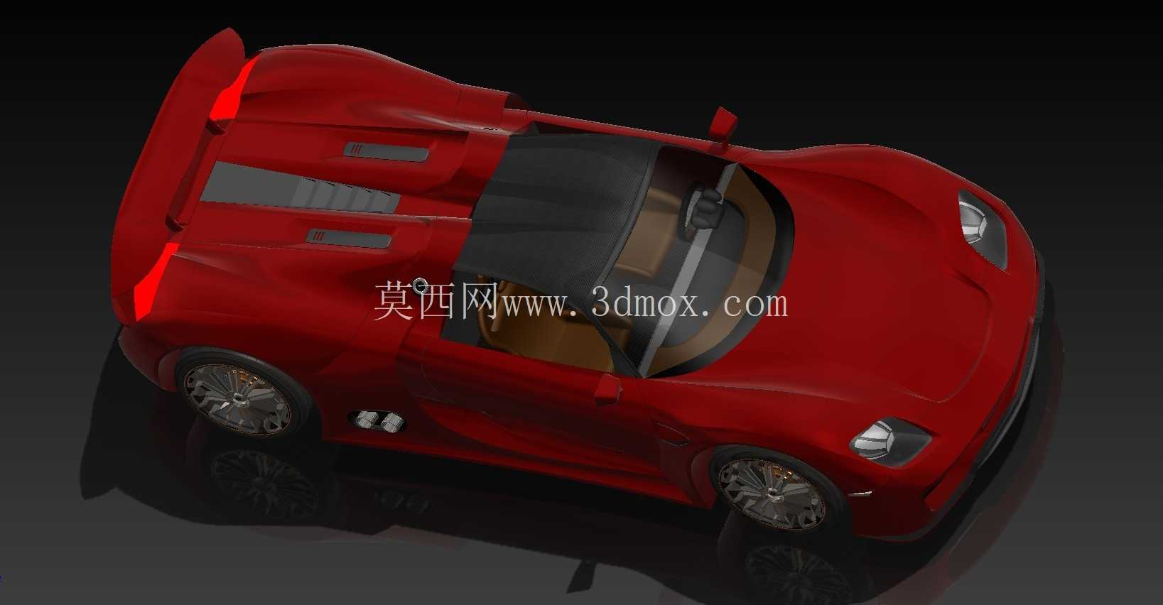 保时捷 918 Spyder 3D 模型