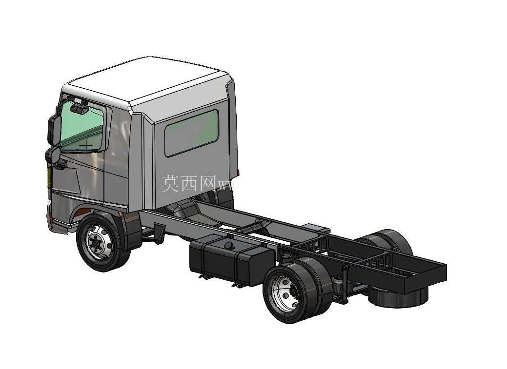 日野 500 系列卡车底盘 | 中型商用车3D CAD模型