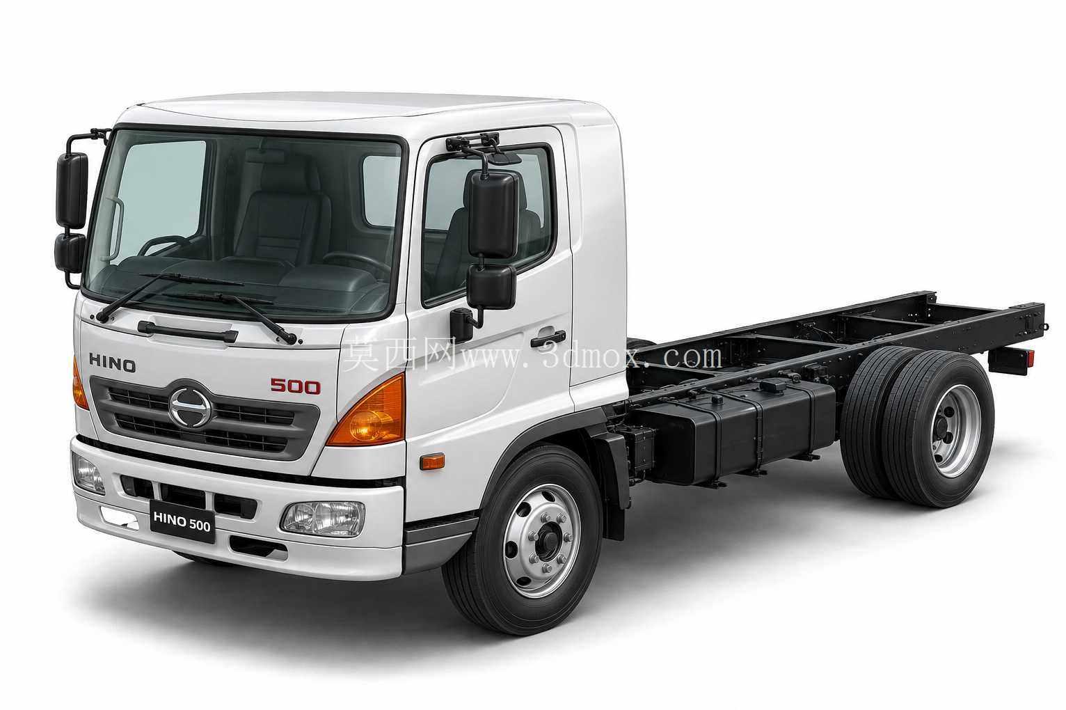 日野 500 系列卡车底盘 | 中型商用车3D CAD模型