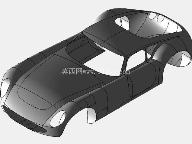 复古轿跑车