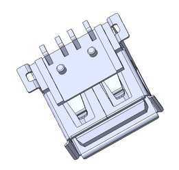 USB 2.0 A��ȫSMT��βʽ