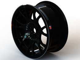 BBS CH-R 黑色车轮带喷漆轮圈 19 英寸