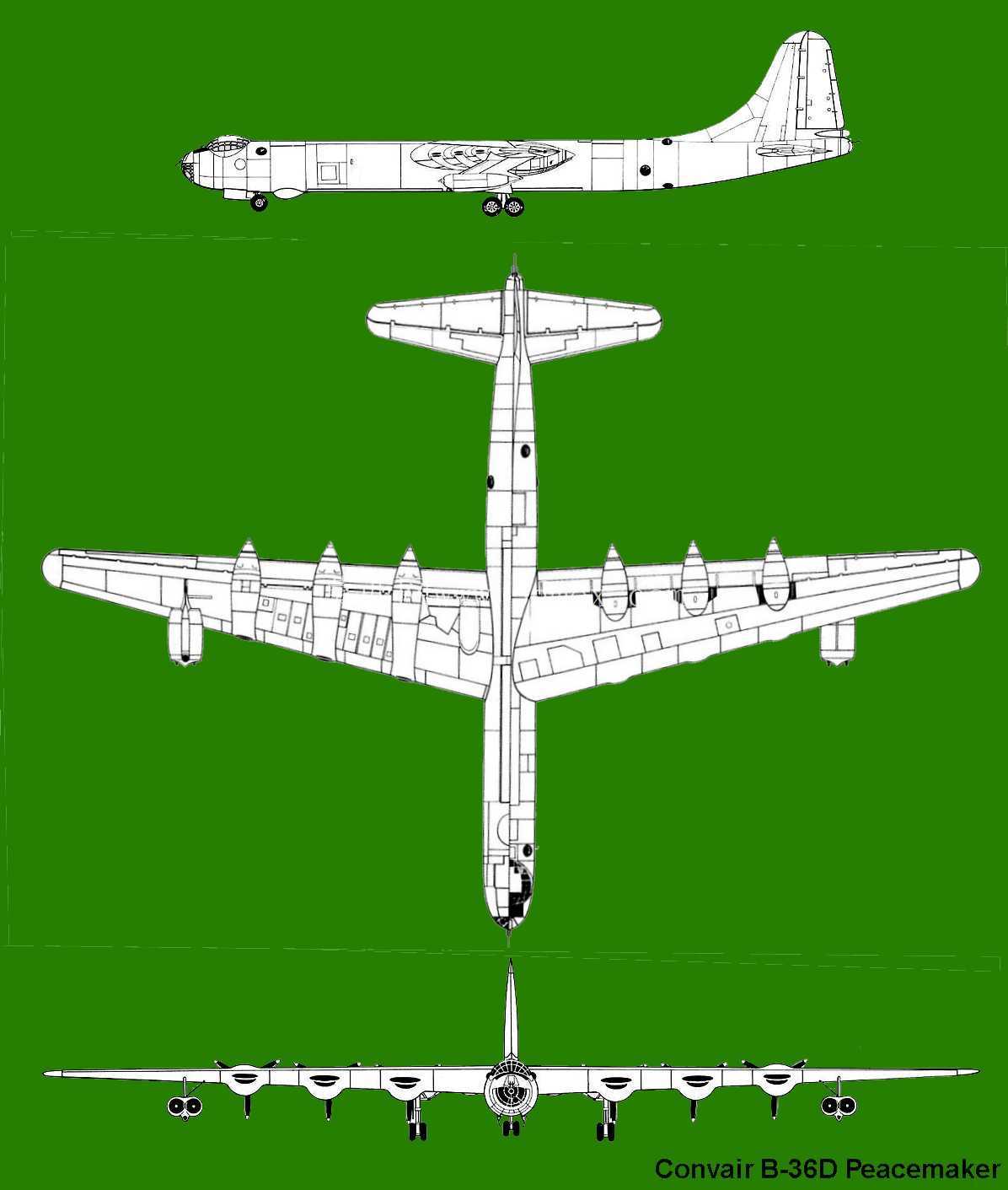 康维尔 B-36 和平缔造者土耳其航空涂装