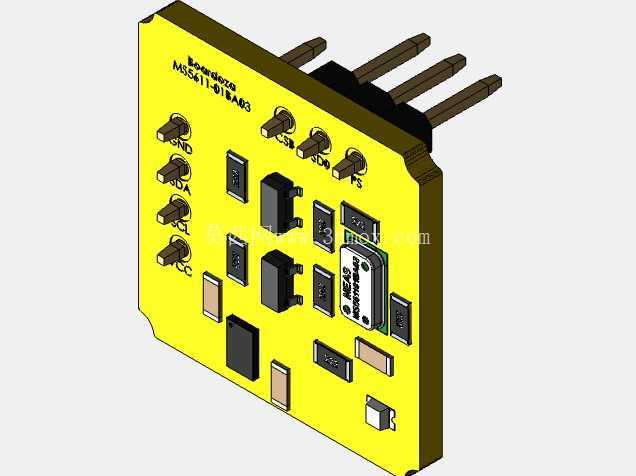 Boardoza_MS5611_Barometric_Pressure_Sensor
