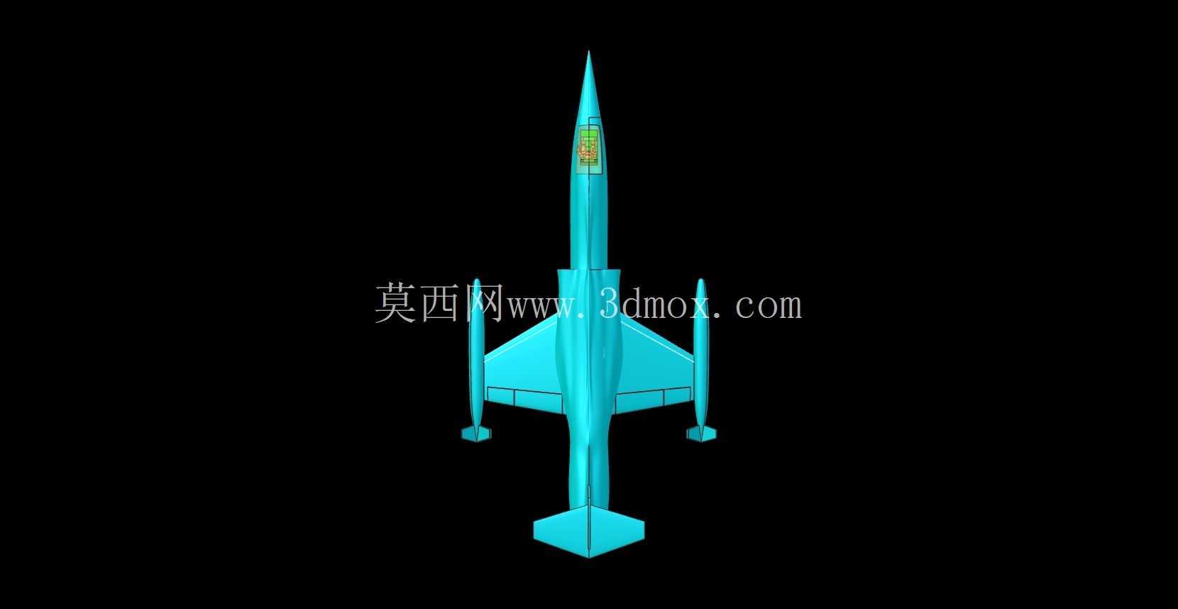 美国空军 F-104 飞机实体装配模型