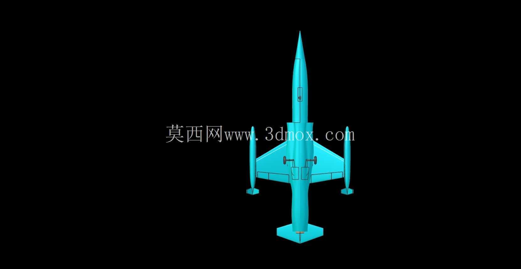 美国空军 F-104 飞机实体装配模型