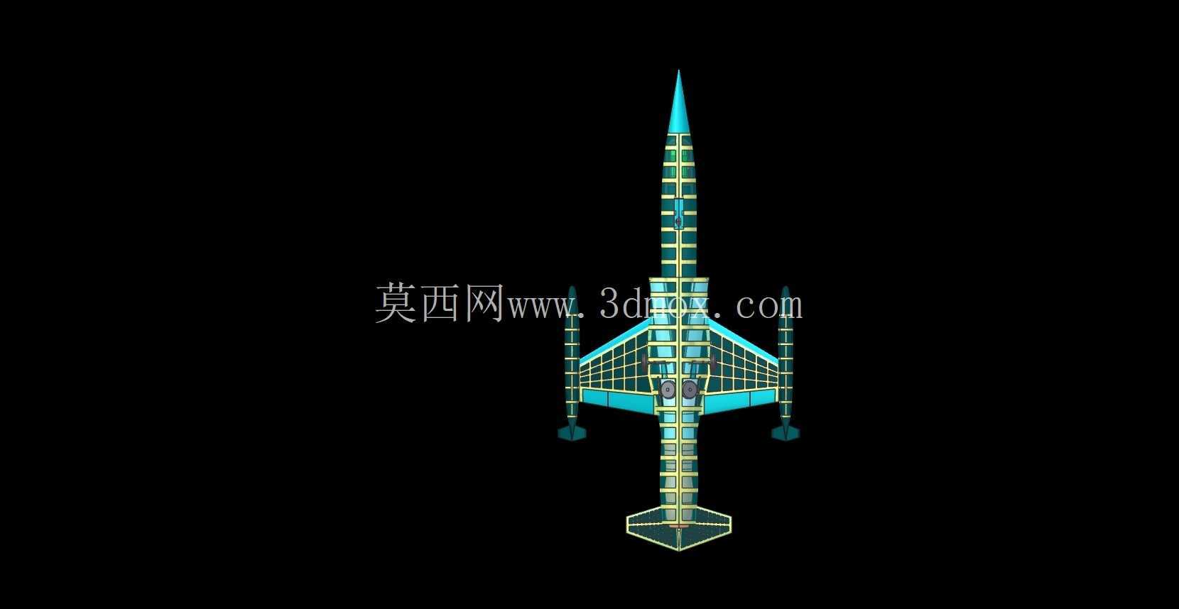 美国空军 F-104 飞机实体装配模型