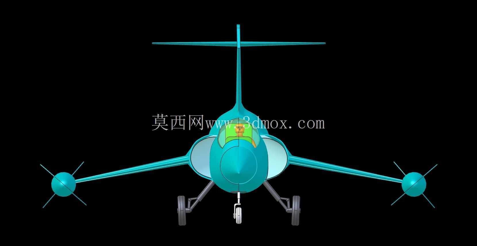 美国空军 F-104 飞机实体装配模型