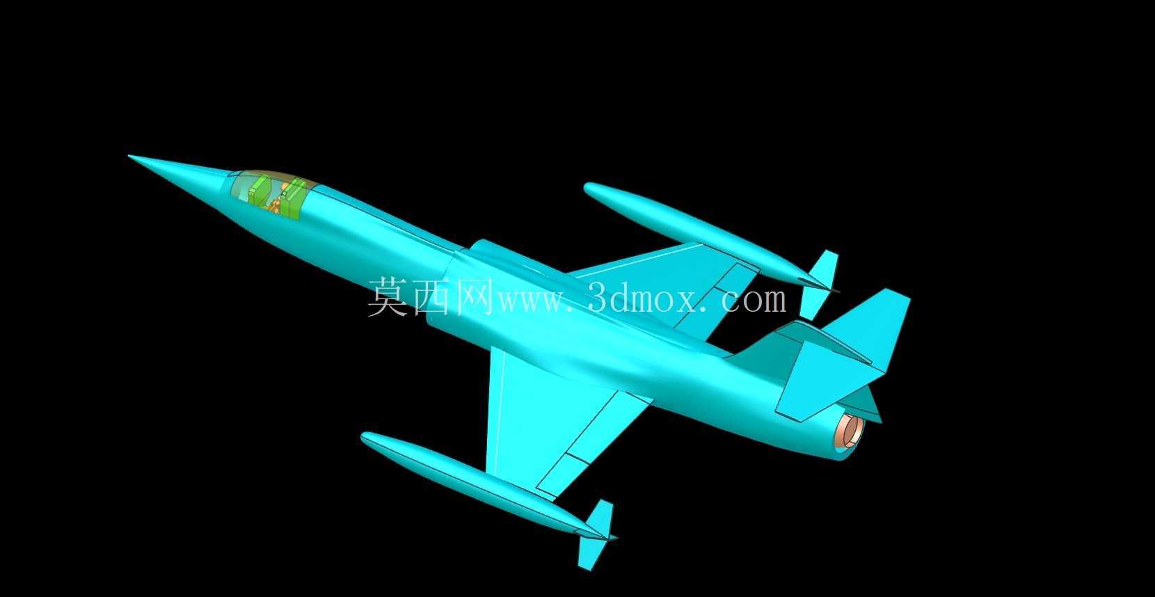 美国空军 F-104 飞机实体装配模型