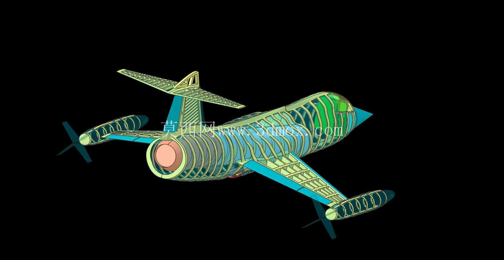 美国空军 F-104 飞机实体装配模型