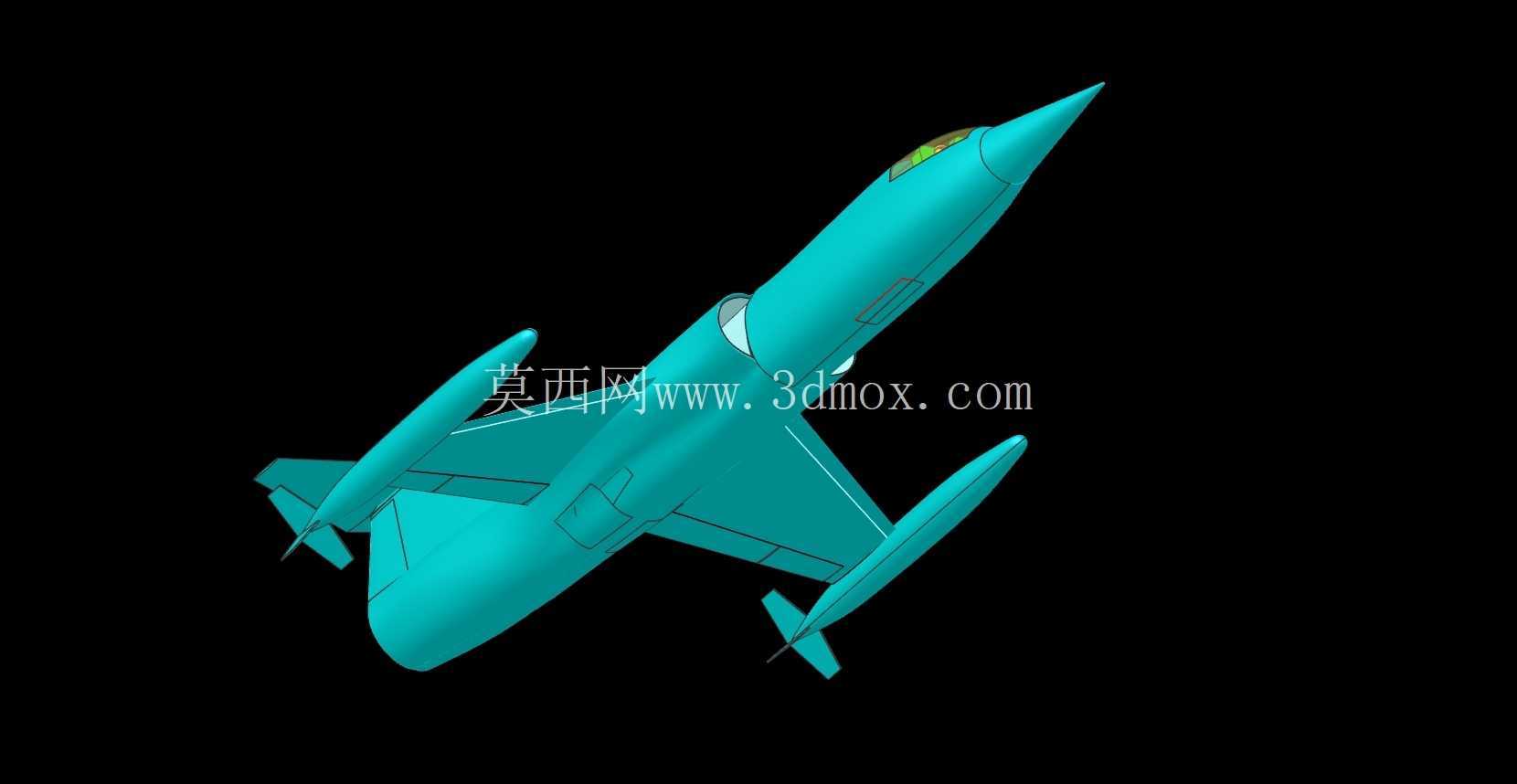美国空军 F-104 飞机实体装配模型