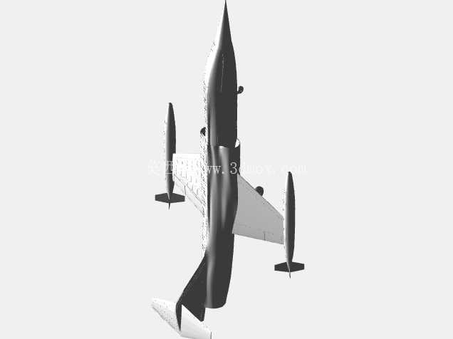 美国空军 F-104 飞机实体装配模型