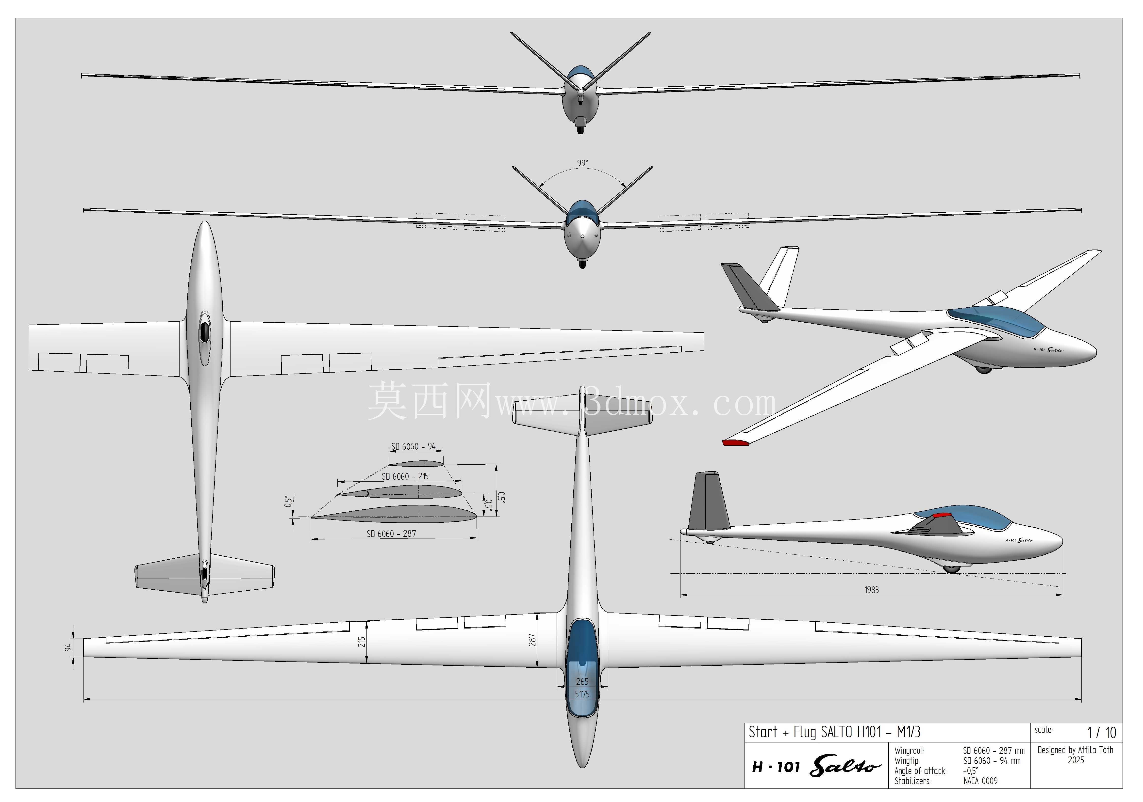 Start + Flug H101 Salto 1/3 �����ģ��