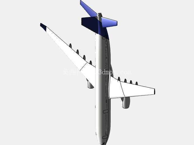 空中客车 A330 飞机 CAD 模型(商用双引擎宽体 - Fusion 360)