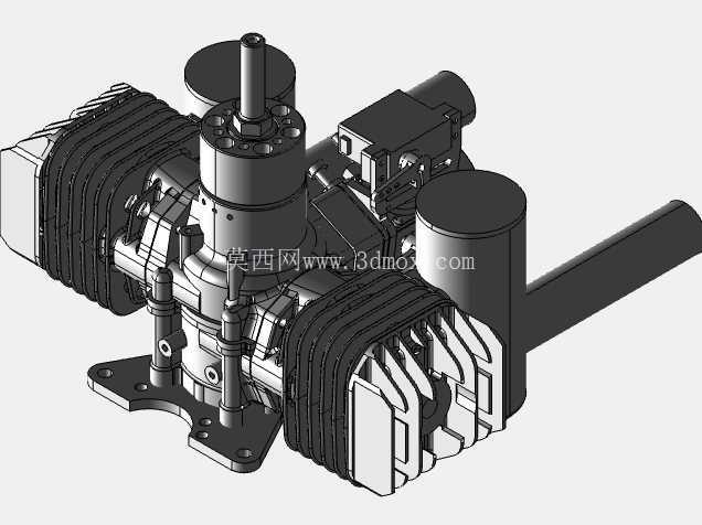 ML-80K — 紧凑型二冲程汽油化油器(可选燃油喷射)飞机发动机