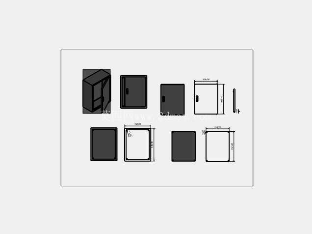 面板50x40x20