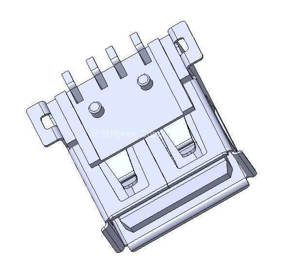 USB 2.0 A��ȫSMT��βʽ