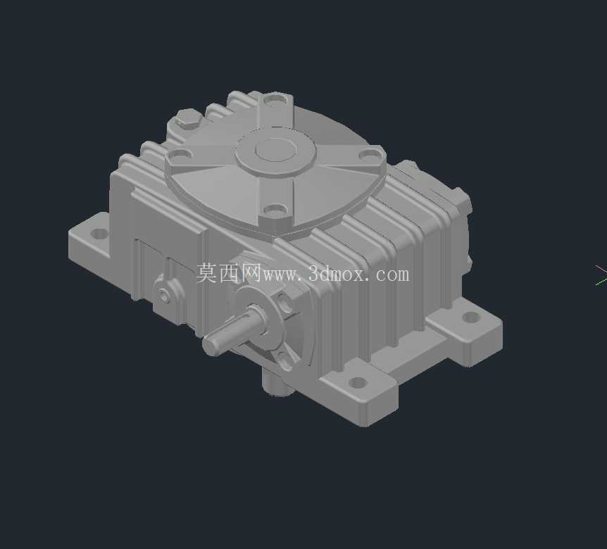 WPX Worm Gear Speed Reducer Gearbox 3D Model | AutoCAD 设计