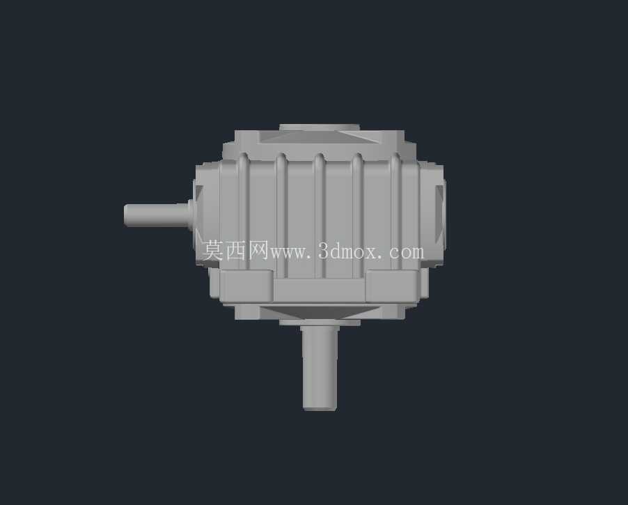 WPX Worm Gear Speed Reducer Gearbox 3D Model | AutoCAD 设计