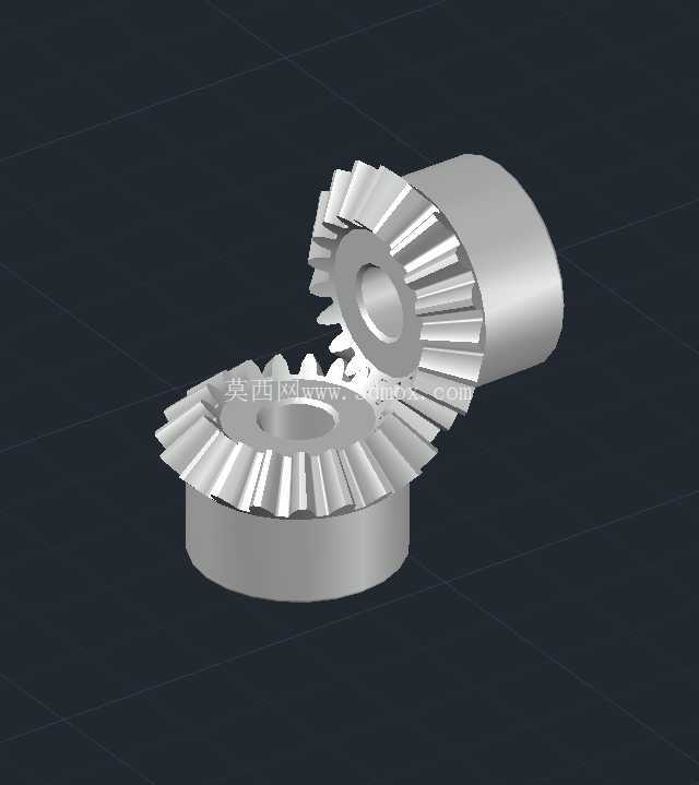 锥齿轮副3D模型