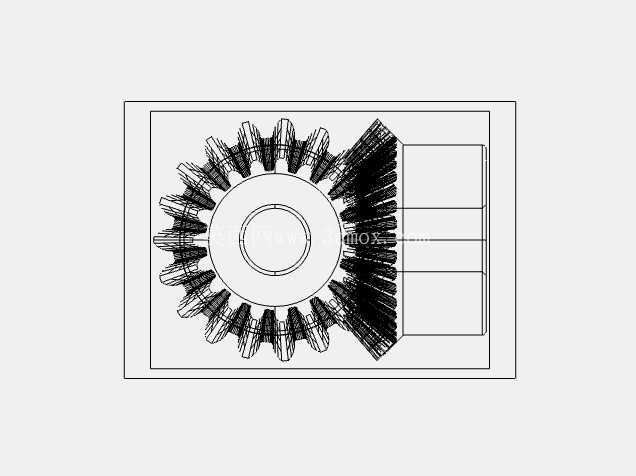锥齿轮副3D模型