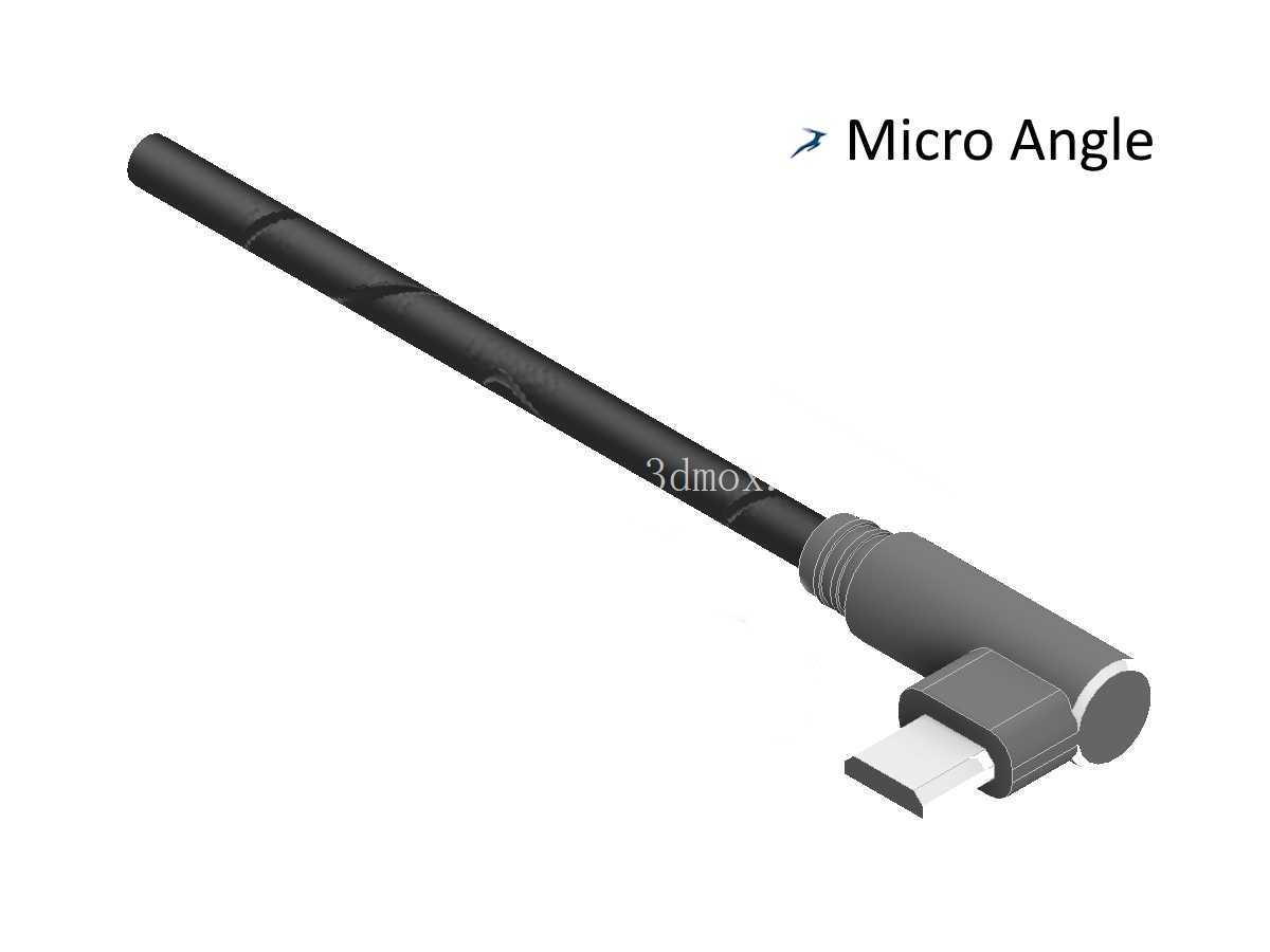 REMHA 微型 90° 直角 2m USB 数据线