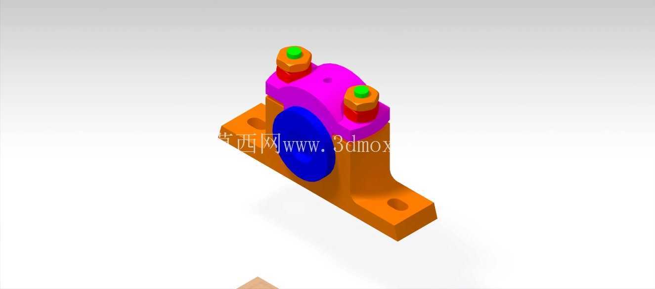 立式轴承座装配 - CATIA V5