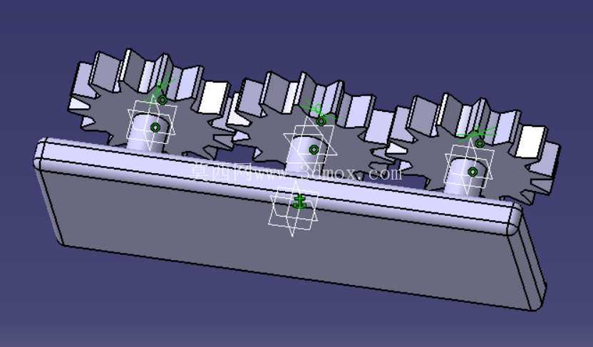 ³ÝÂÖ×°Åä - ´øÔ˶¯Ñ§ÉèÖõÄÕý³ÝÂÖϵװÅ䣨3D CAD Ä£ÐÍ£©