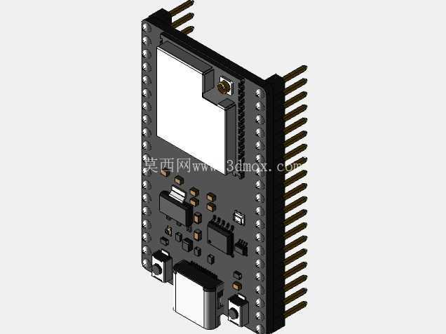 带外部天线和 3 种适配器板的 ESP32 DevKit 32U