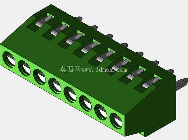 KF128 2.54mm 间距端子块系列(2 针至 16 针)