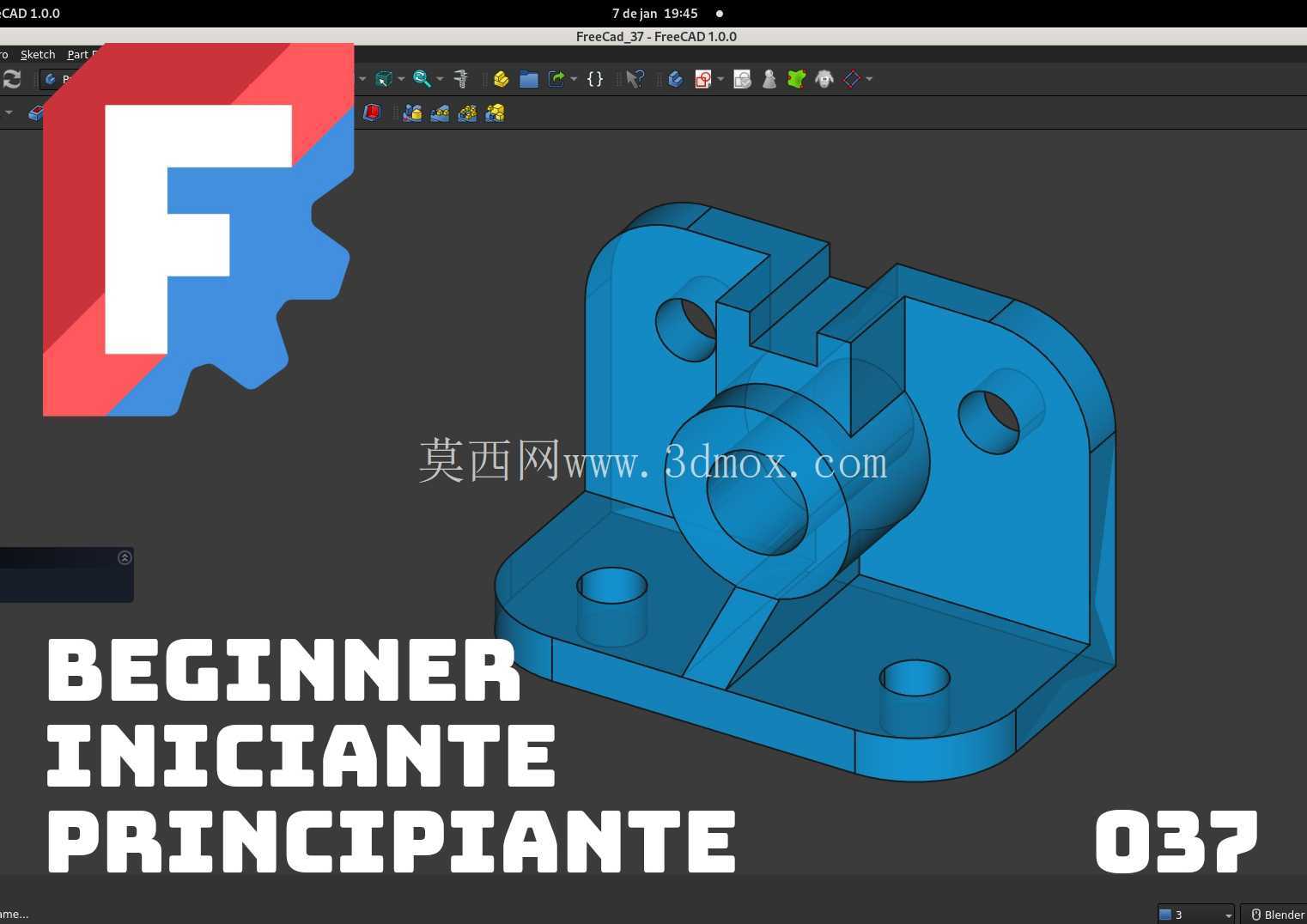 FreeCAD 初学者 - 037