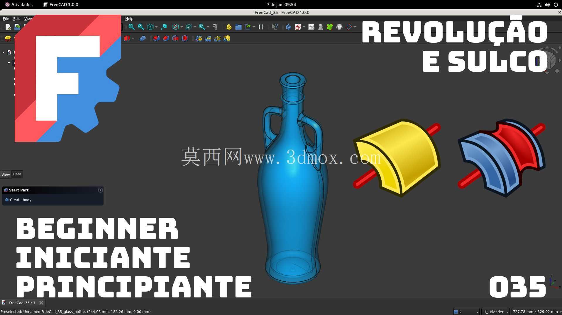 FreeCAD ��ѧ�� - 035