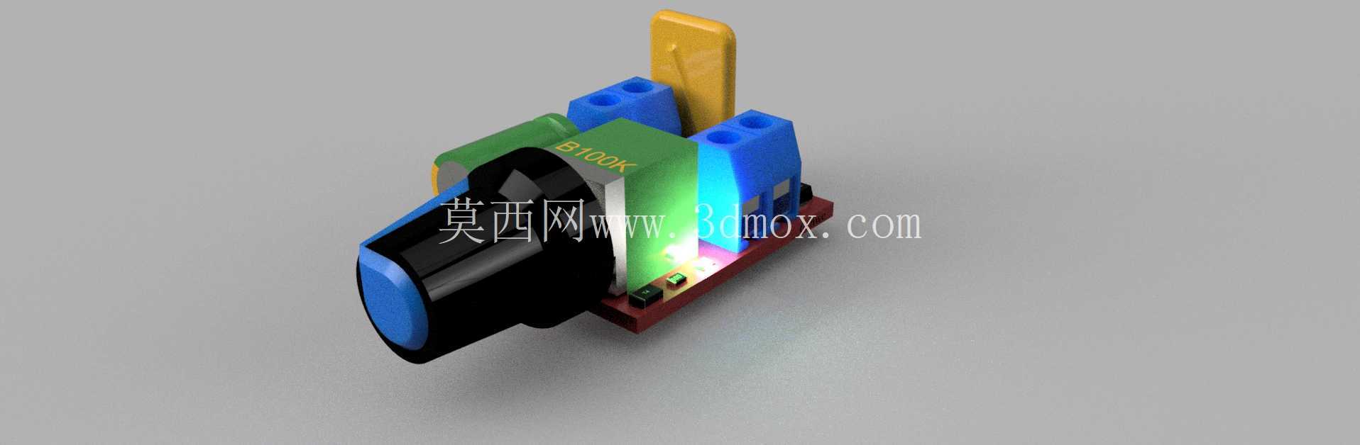 ������˿�� 5A PWM ������ 3d ģ��