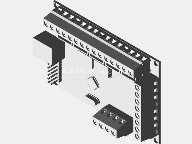 MACH3 5-Axis_Controller_Board_100KHz Cad_Model