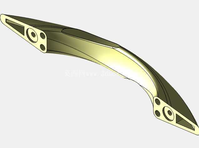PUXADOR PLASTICO COR BEGE LIGHT // 塑料手柄,浅米色