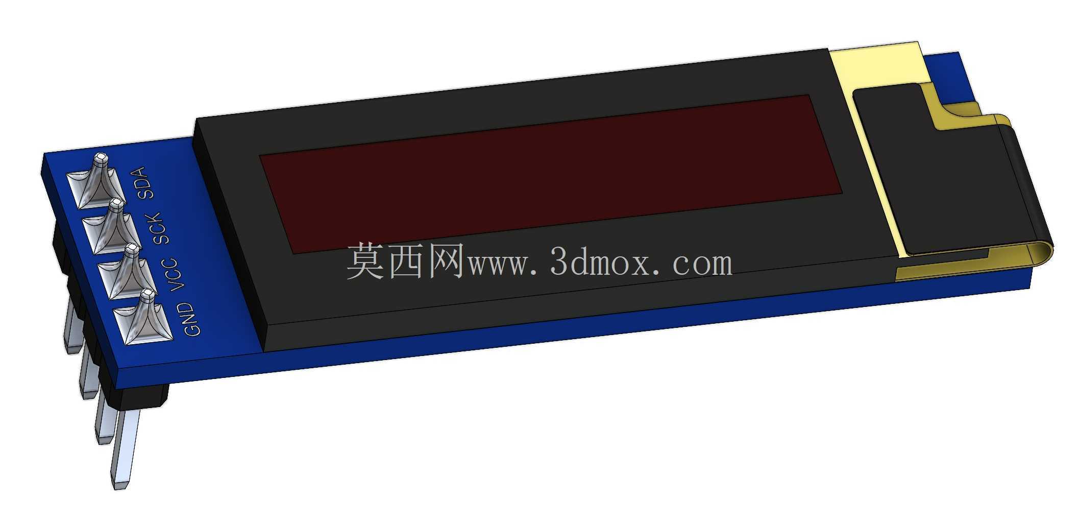 0.91\" OLED 显示模块 - 128x32