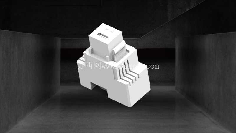 USBC 充电器连接器模型